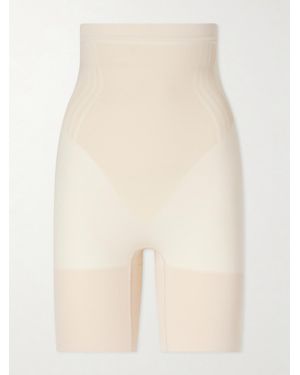 Spanx Sculpt Gofigure High-Waisted Mid-Thigh Shorts - Natural
