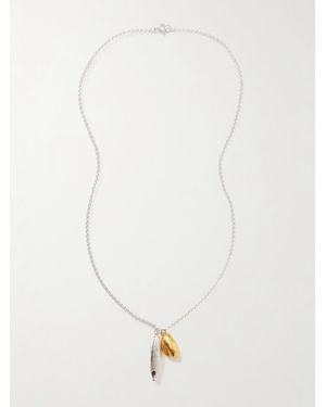 Alighieri The Dance Of The Notes-Plated And Recycled Necklace - White