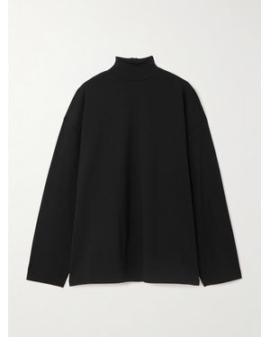 Wardrobe NYC Haut À Col Montant En Jersey - Noir