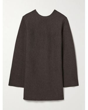 KHAITE Elle Minikleid Aus Einer Wollmischung - Schwarz