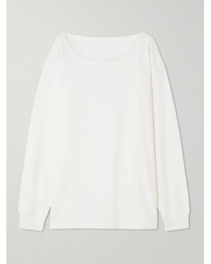 Lemaire Cotton And Linen-Blend Jersey Top - White