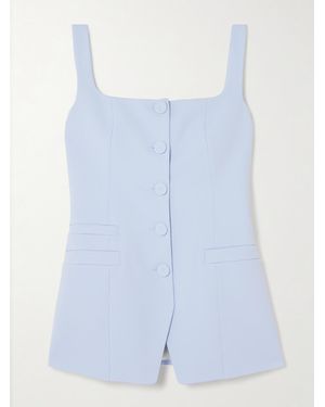 Another Tomorrow Crepe Top - Blue