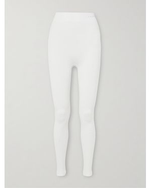 FALKE Maximum Warm Stretch-Jersey Leggings - White