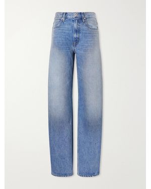 SLVRLAKE Denim Cassie High-Rise Wide-Leg Jeans - Blue