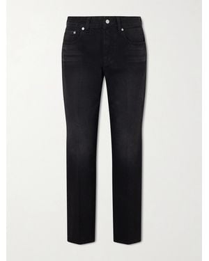 Victoria Beckham Low-Rise Straight-Leg Jeans - Blue