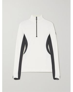 Moncler Skioberteil Aus Stretch-Jersey - Natur