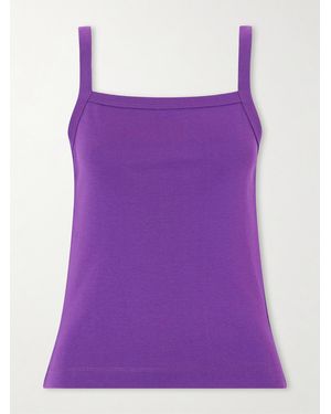 Flore Flore May Organic Cotton-Jersey Tank - Purple