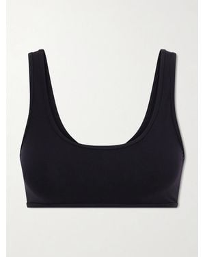 TOTEME U-Neck Bikini Top - Black