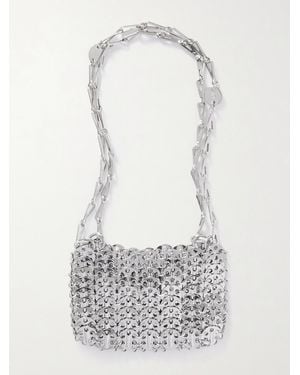 Rabanne 1969 Nano Chainmail Shoulder Bag - White