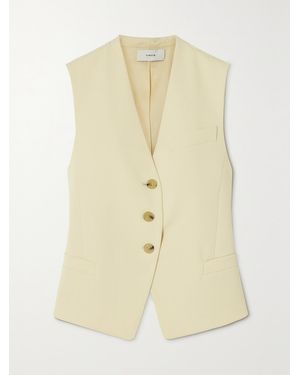 Vince Recycled-Crepe Vest - Natural