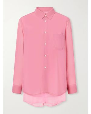 Comme des Garçons Layered Georgette Shirt - Pink