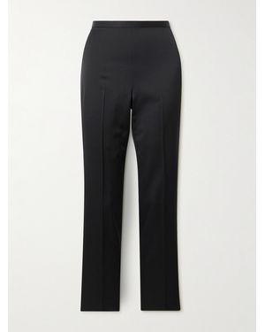 LIBEROWE Lilian Duchesse-Satin Skinny Pants - Black
