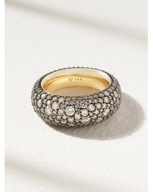 Lucy Delius Bombé 14-Karat Diamond Ring - White