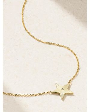 Jennifer Meyer Mini 70S Star 18-Karat Diamond Necklace - Natural
