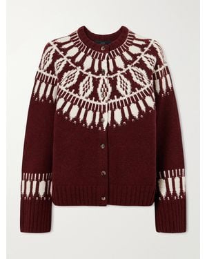 arch4 Aspen Cashmere Cardigan - Red