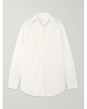 Saint Laurent Cotton-Poplin Shirt - Natural