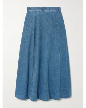 Rohe Denim Midi Skirt - Blue