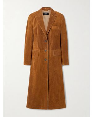 Arma Alissa Mantel Aus Veloursleder - Braun