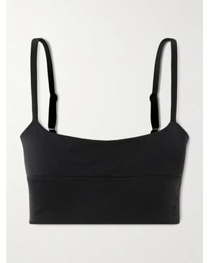 lululemon Satin Yoga A/B Sport-Bh - Schwarz