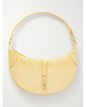 Polo Ralph Lauren Polo Id Mini Suede Shoulder Bag - Yellow