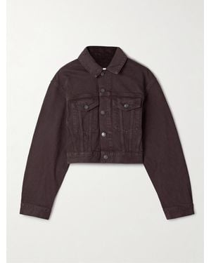 Agolde Radley Denim Jacket - Brown