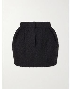 Magda Butrym Bouclé Mini Skirt - Black