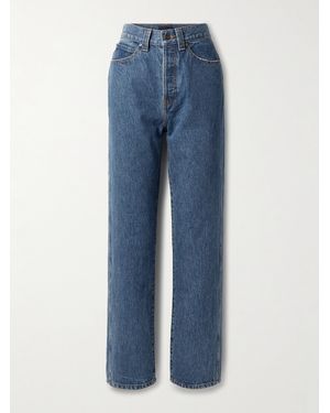 KHAITE Corben Tief Sitzende Jeans - Blau