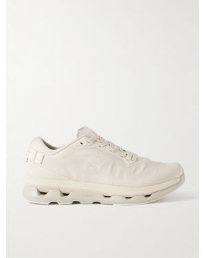 On Shoes Cloudze Rubber-Trimmed Stretch Recycled-Knit Trainers - Natural