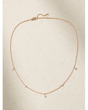De Beers My First Clea 18-Karat Rose Diamond Necklace - Natural