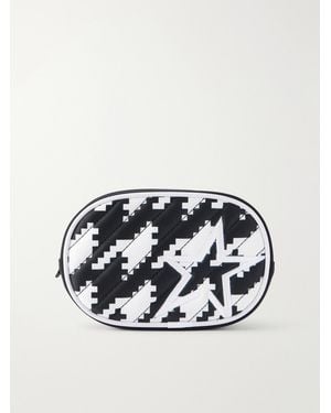 Perfect Moment Star Houndstooth Shell Belt Bag - Blue