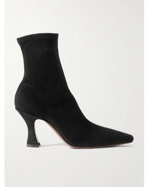 Neous Ran Stretch-Suede Ankle Boots - Black