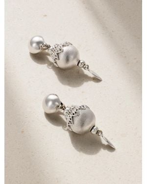Susan Caplan Monet-Plated Clip Earrings - Natural