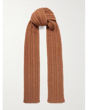 The Row Amos Wool Scarf - Brown