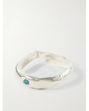 SIMUERO Aurelia Sterling, Zirconia Toe Ring - White