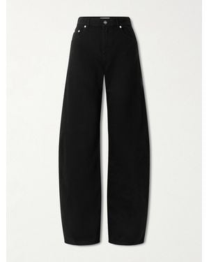 Gabriela Hearst Amoret High-Rise Barrel-Leg Recycled Jeans - Black