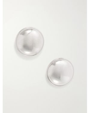 Lemaire Witch Silverr-Tone Earrings - White