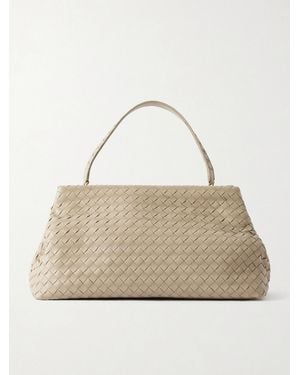 Bottega Veneta The 1998 Intrecciato Leather Shoulder Bag - Natural