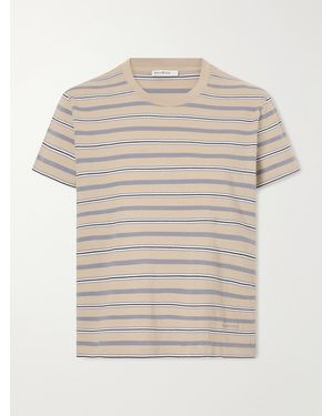 Kallmeyer Kenzie Striped Cotton-Jersey T-Shirt - White