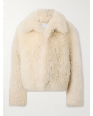 Bottega Veneta Veste En Peau Lainée - Neutre