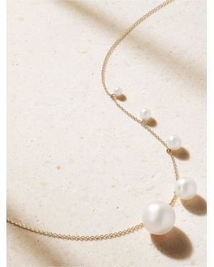 Sophie Bille Brahe Lou Esemble 14-Karat Recycled Pearl Necklace - Natural