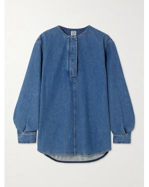 TOTEME Organic Denim Shirt - Blue