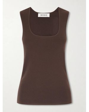 Rohe Knitted Tank Top - Brown
