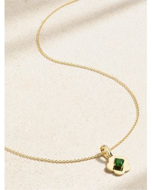 STONE AND STRAND Flower Child Kette Aus 14 Karat Mit Chromdiopsid - Natur