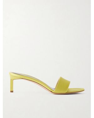 Tom Ford Satin Mules - Yellow