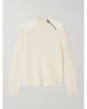 Bogner Lyrica Cable-Knit Wool Sweater - Natural