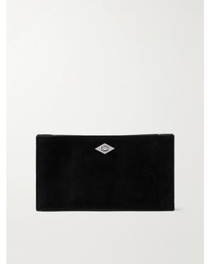 Metier Ease Suede Clutch - Noir