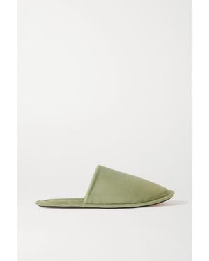 Loewe Suede Slippers - Grün