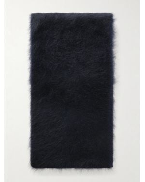 Lisa Yang Enoa Brushed Cashmere Scarf - Blue