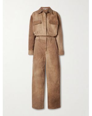 Stella McCartney Jumpsuit Aus Vorgewaschenem Biobaumwoll-Canvas - Natur