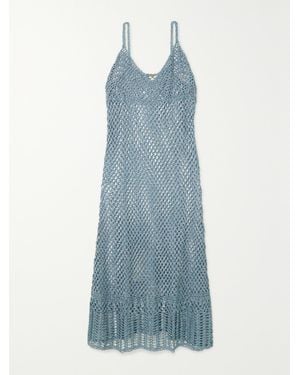 Cult Gaia Silena Crochet-Knit Midi Dress - Multicolour